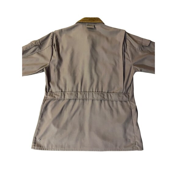 Vintage 10-X Hunting Jacket Liner Men’s L Corduroy Suede Shoulder Utility USA - Picture 4 of 16